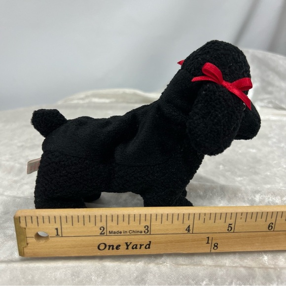 Ty Beanie Babies 1998 rare stamp 307 Poodle Pup Gigi stuffed animal plush toy - Picture 7 of 7